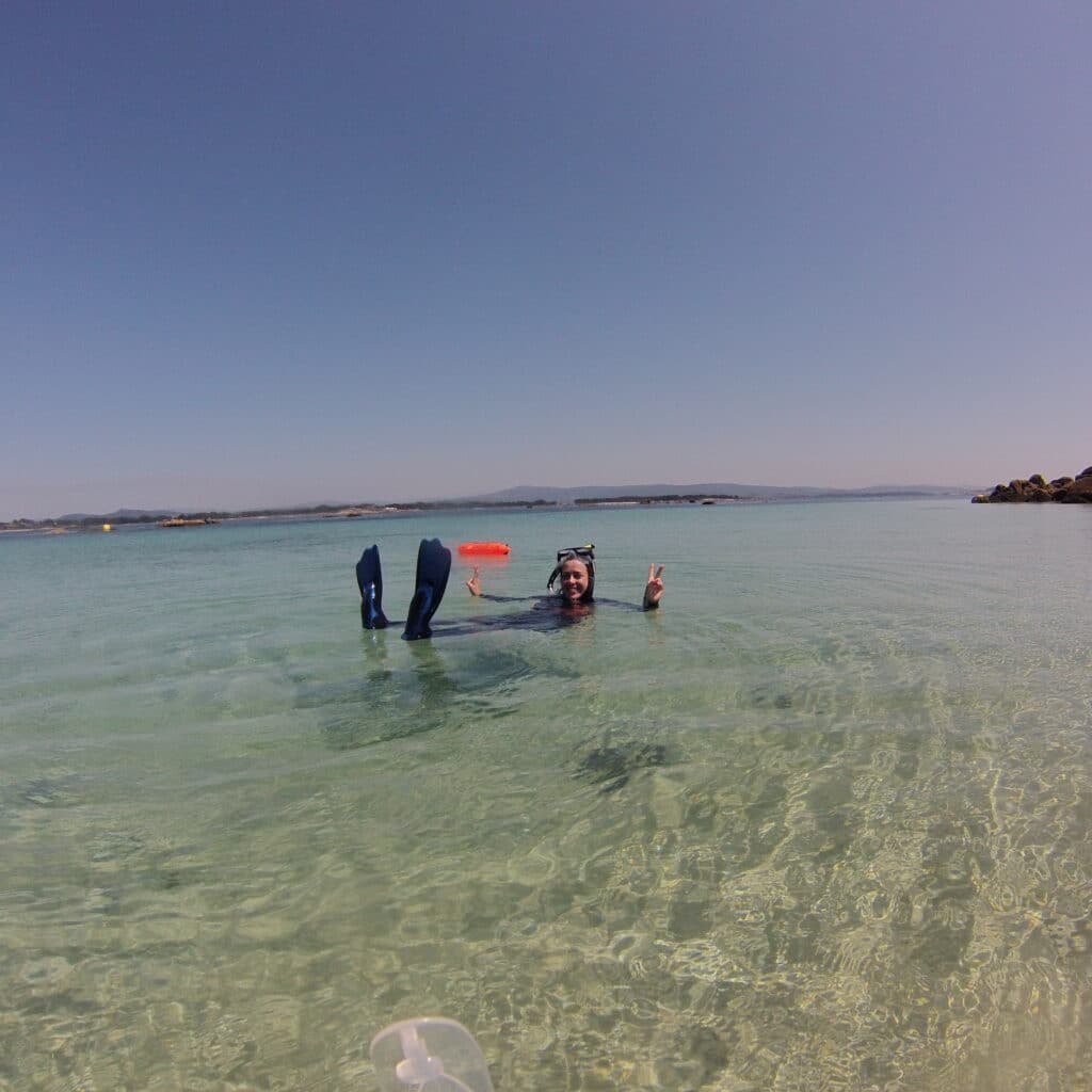 snorkel en a illa de arousa