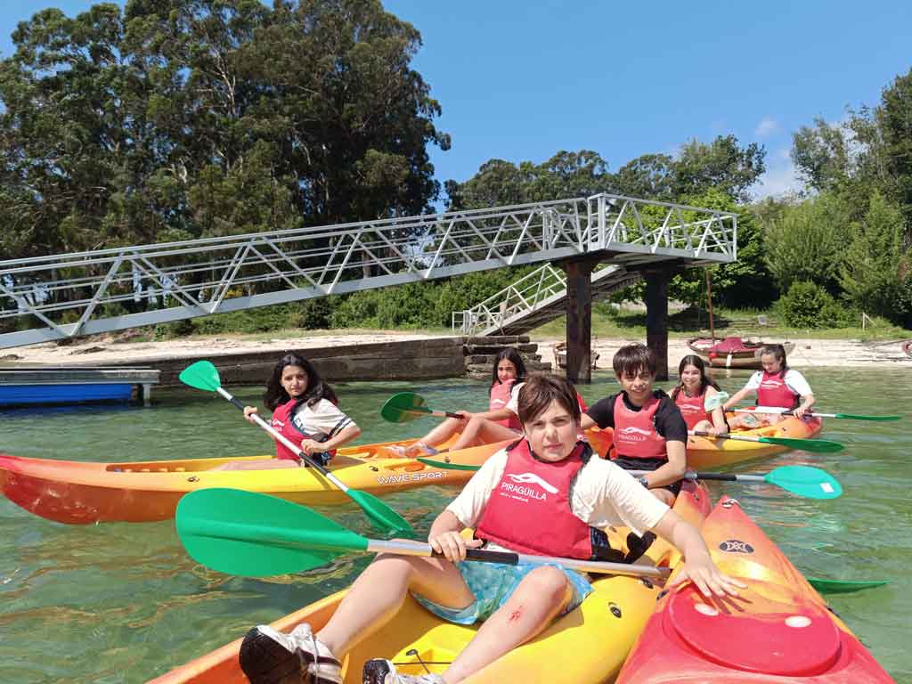 excursion en kayak a cortegada